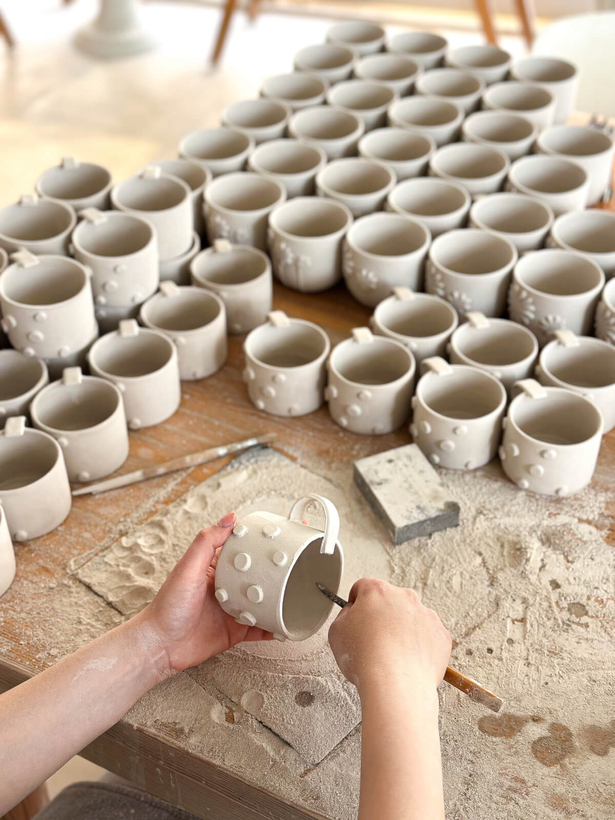 seramiklere rötuş yapılması el yapımı jalo ceramic seramik